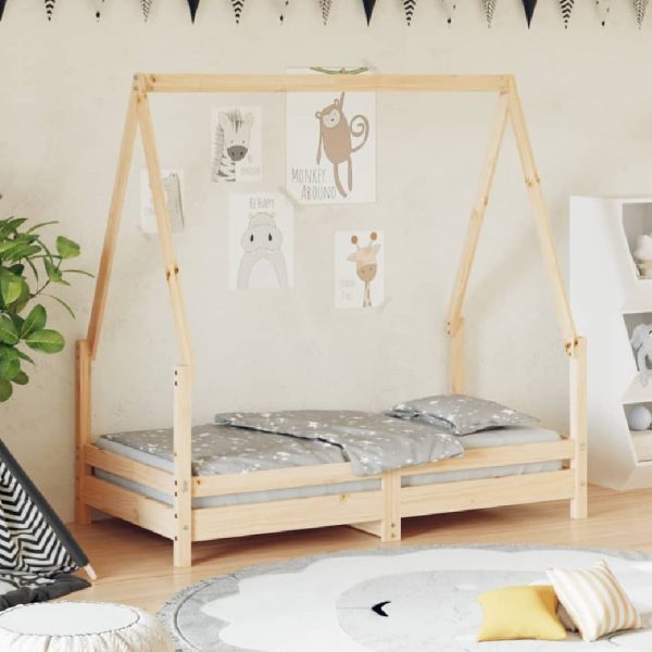 Narva 70x140cm Wooden Children Daybed In Natural | Bed Sava