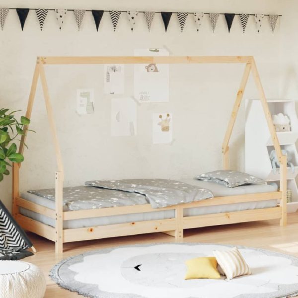 Narva 80x200cm Wooden Children Daybed In Natural | Bed Sava