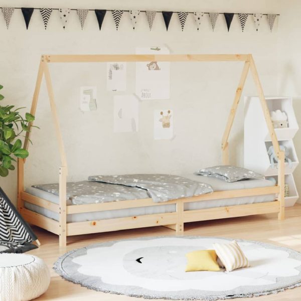 Narva 90x200cm Wooden Children Daybed In Natural | Bed Sava