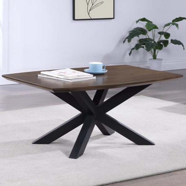 Narva Wooden Rectangular Coffee Table In Walnut | Bed Sava