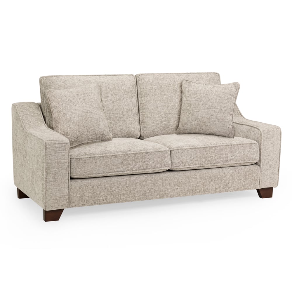 Nepean Fabric 3 Seater Sofa In Stone