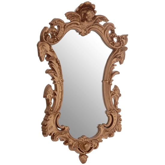 Netoya Wall Bedroom Mirror In Rich Gold Frame