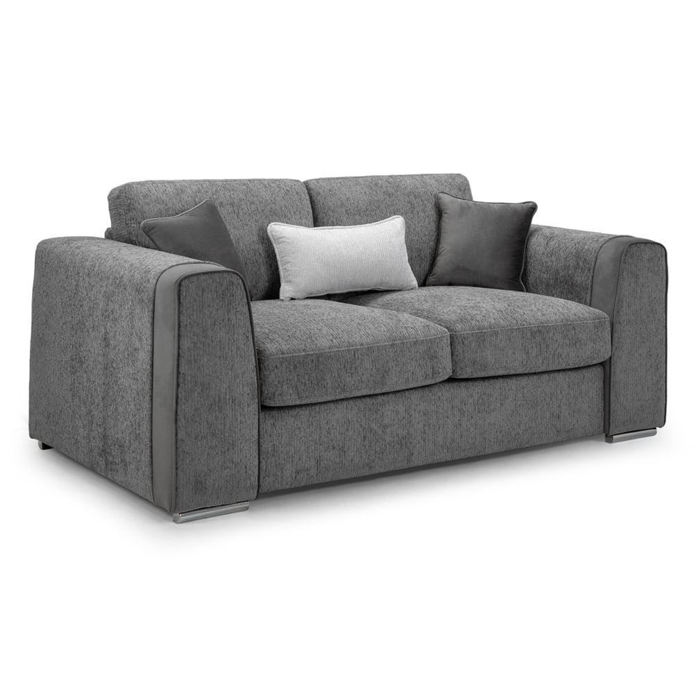 Newnan Fabric 2 Seater Sofa In Grey