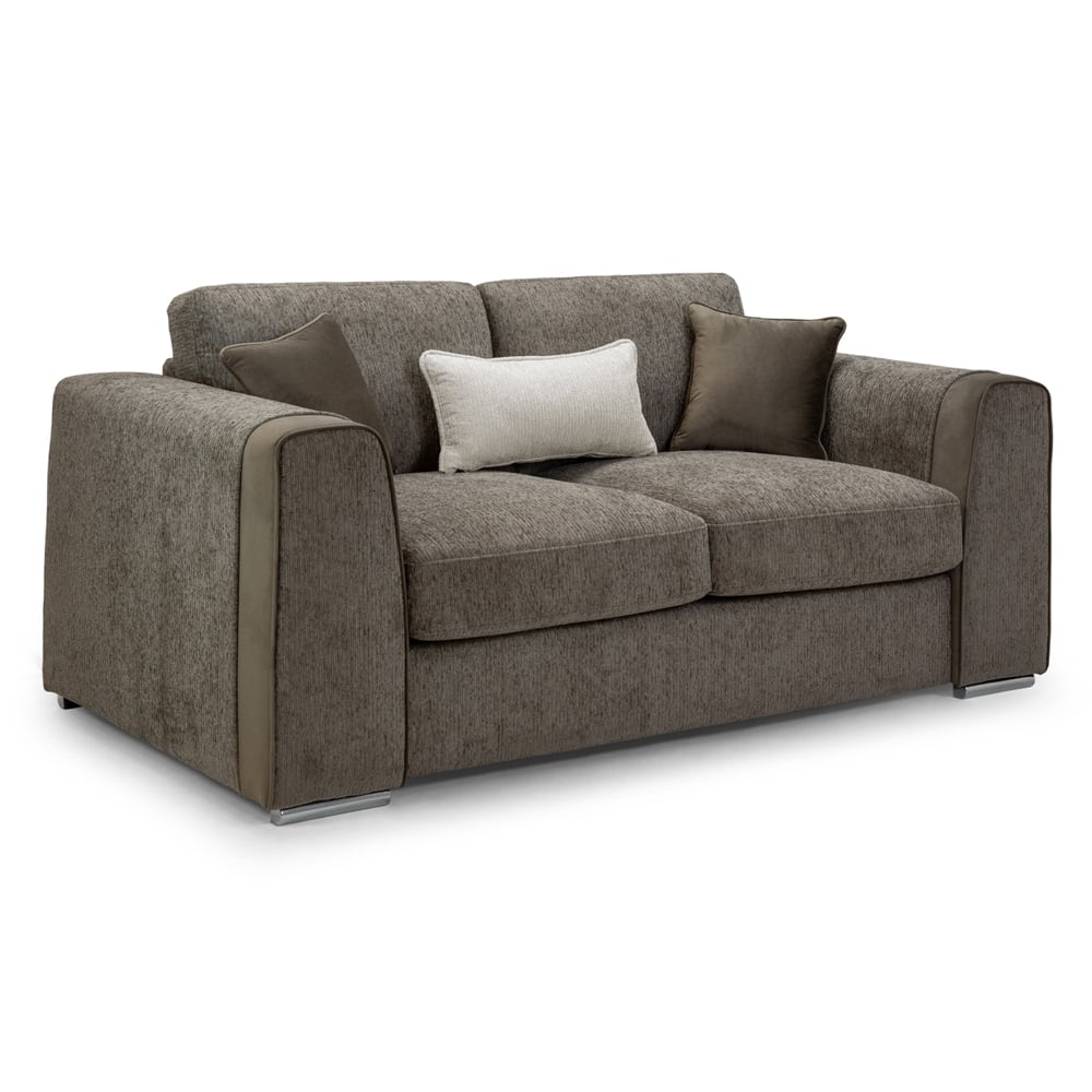 Newnan Fabric 2 Seater Sofa In Mocha