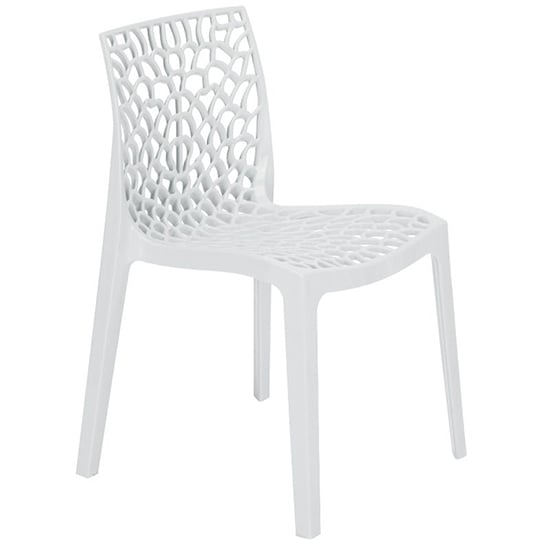 Nicole Polypropylene Side Chair In White