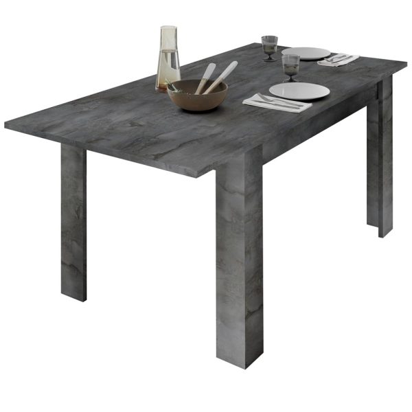 Nitro Wooden Extending Dining Table In Oxide | Bed Sava