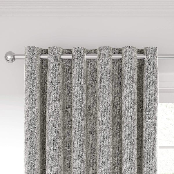 Nalu Nicole Scherzinger Hana Lined Curtains 66 x 54 Silver | Bed Sava