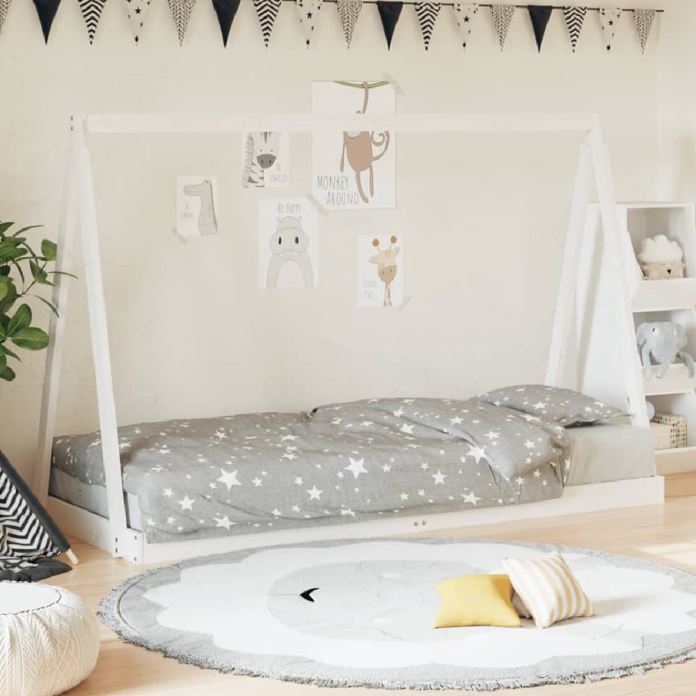 Nuoro 80x200cm Wooden Children Daybed In White