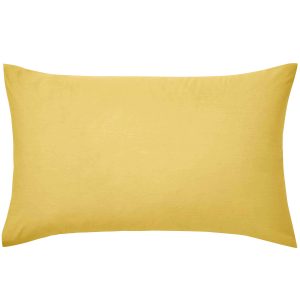 1951 5050 Percale Standard Pillowcase Ochre | Bed Sava