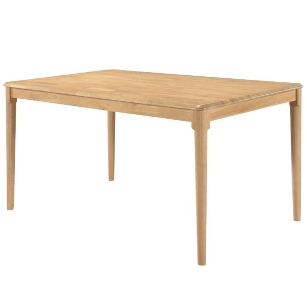 Orillia Wooden Rectangular Dining Table In Oak | Bed Sava