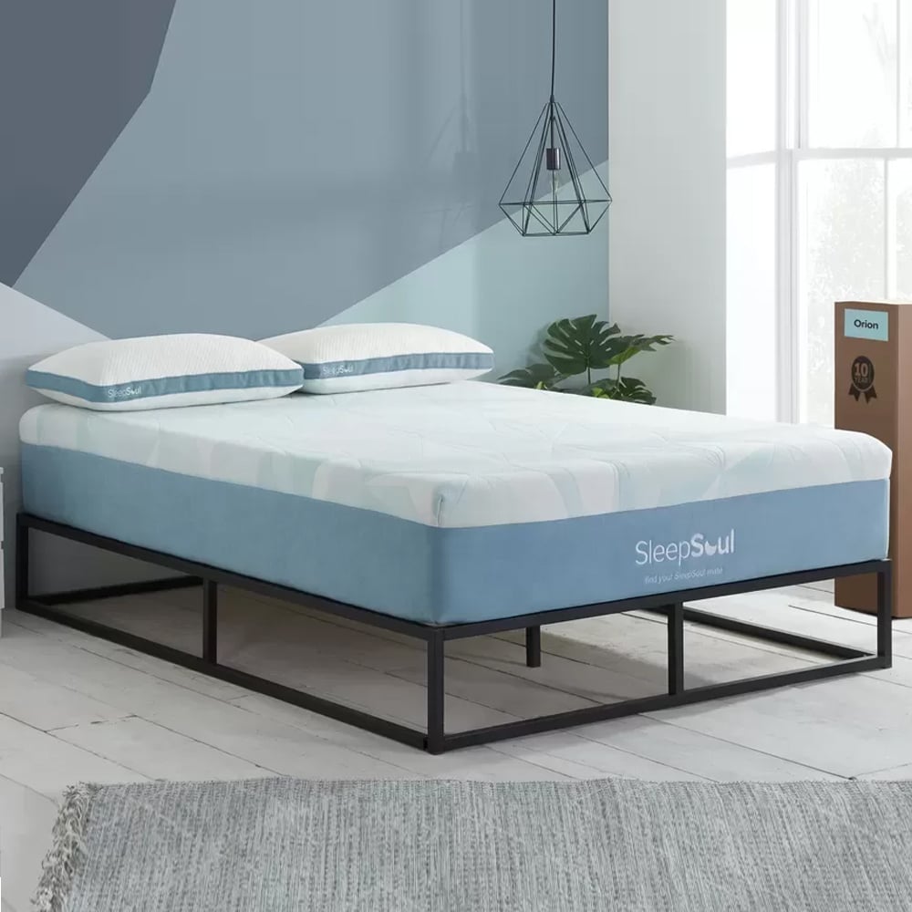 Orlando Fabric Double Mattress In White
