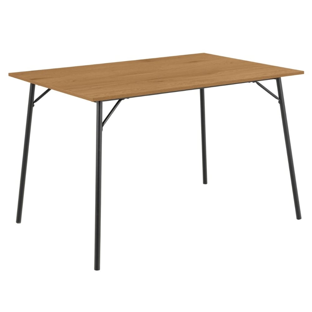 Paoli Wooden Rectangular Dining Table In Oak