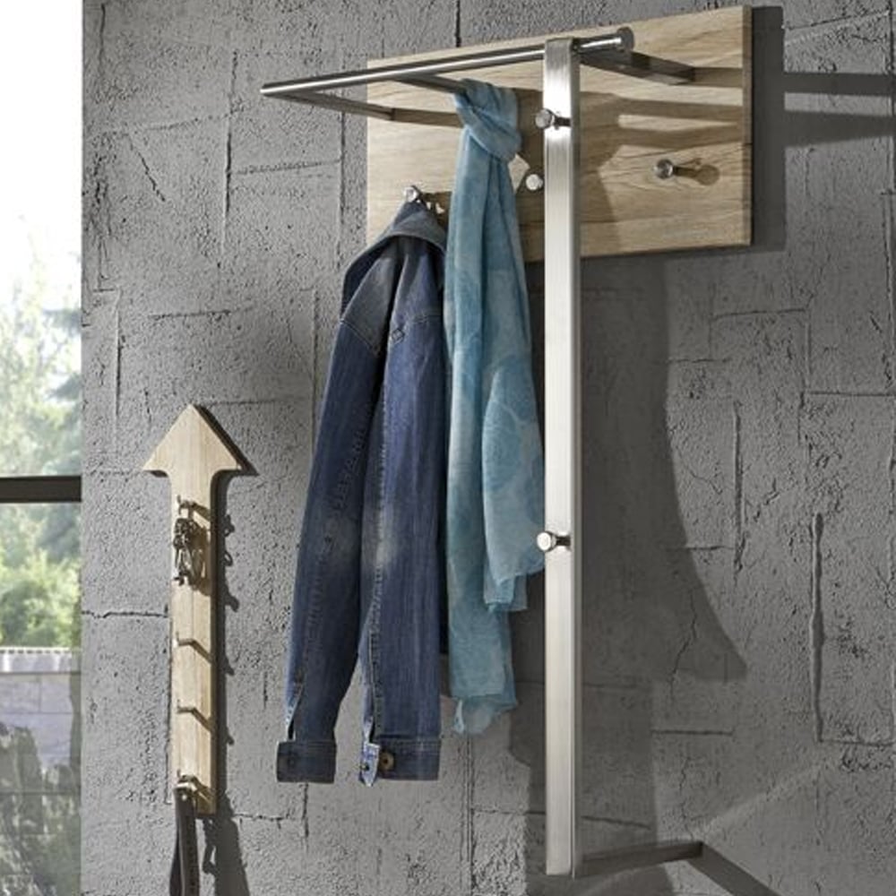 Paterson Wooden Coat Rack In Remo Oak