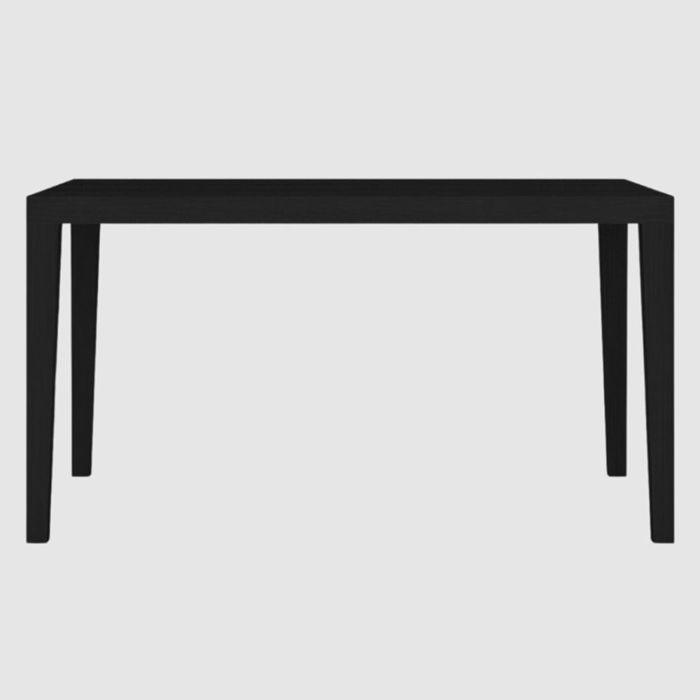 Peoria Wooden Rectangular Dining Table In Wenge