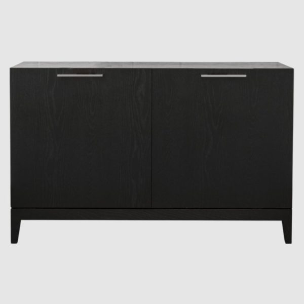 Peoria Wooden Sideboard With 2 Doors In Wenge | Bed Sava
