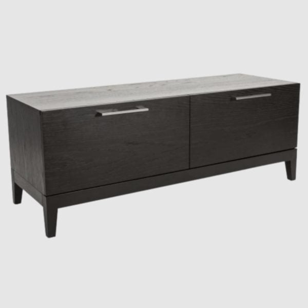 Peoria Wooden TV Stand With 2 Drawers In Wenge | Bed Sava