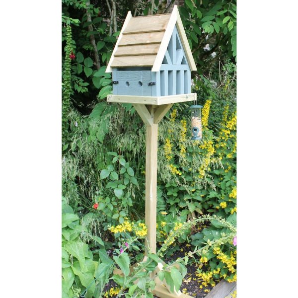 Piercy Wooden Garden Bird Table In Natural | Bed Sava