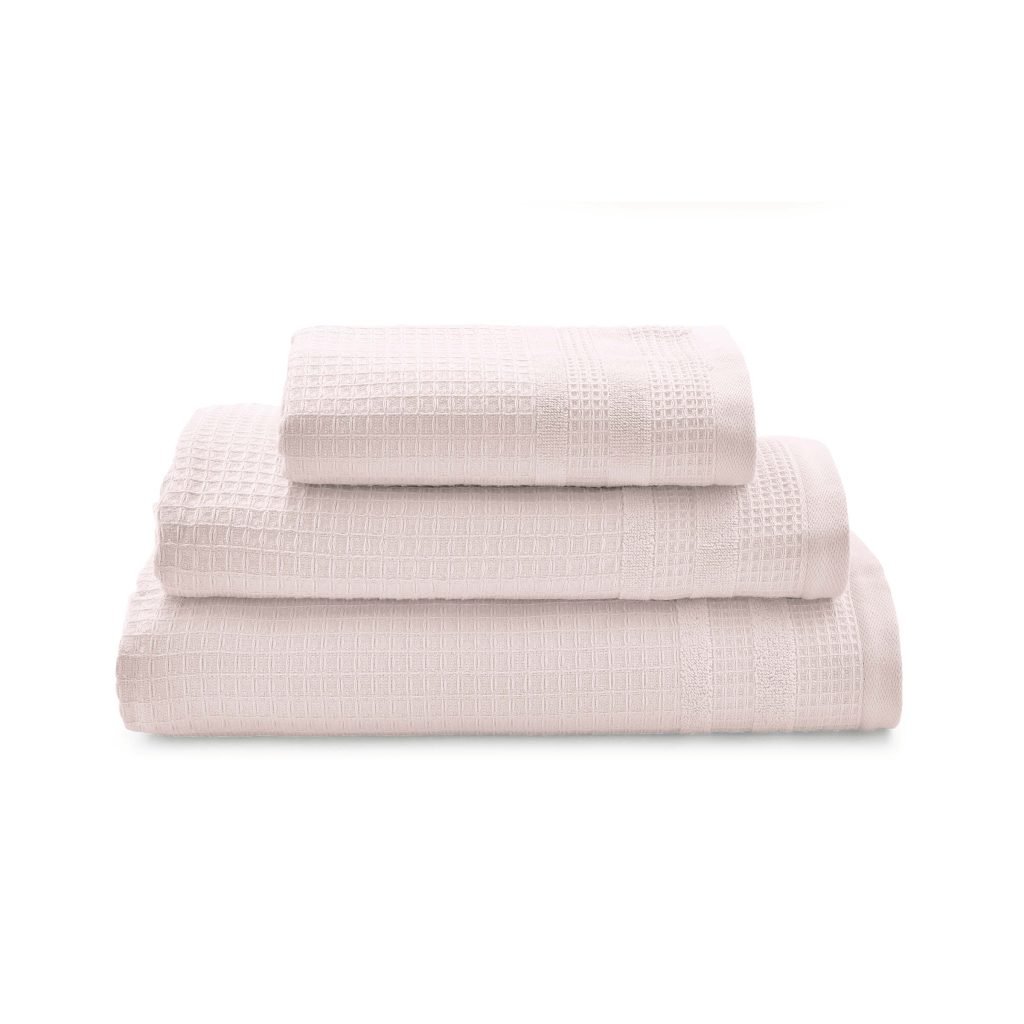 Murmur Spa Collection Waffle Bath Sheet, Rose