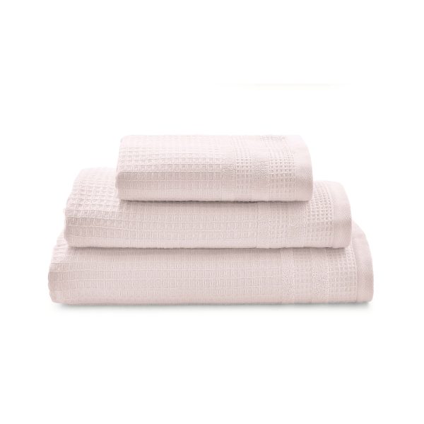 Murmur Spa Collection Waffle Bath Sheet Rose | Bed Sava