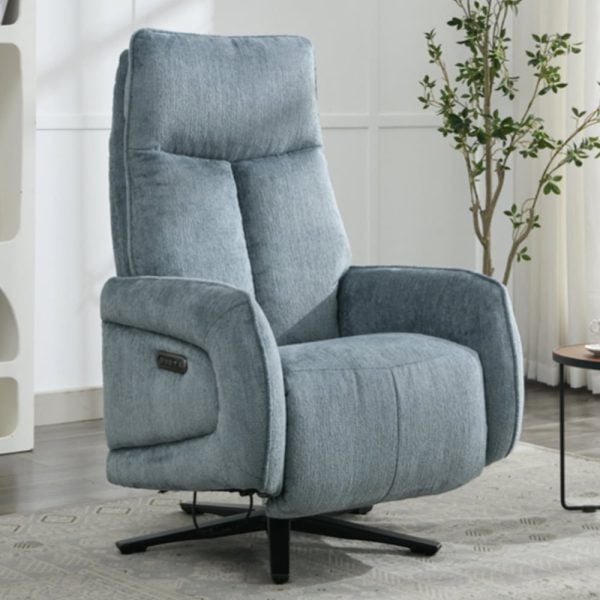 Prato Fabric Electric Recliner Chair In Arona | Bed Sava