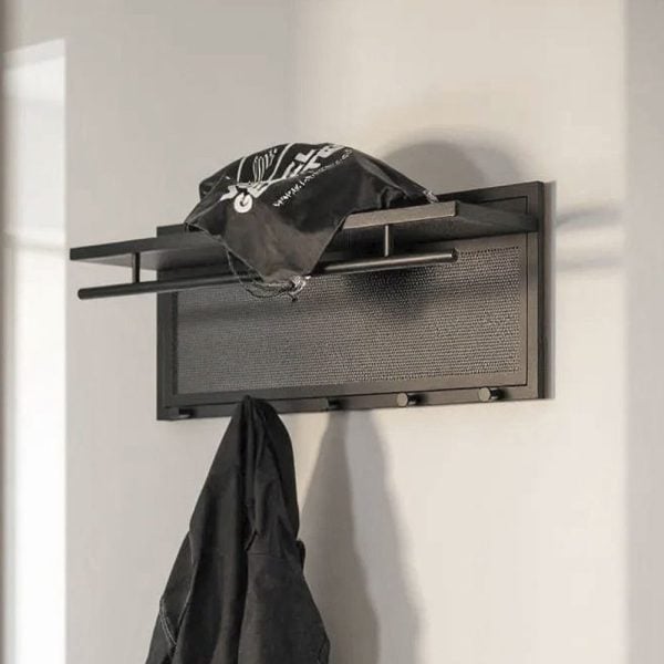 Prichard Metal Coat Rack In Black | Bed Sava