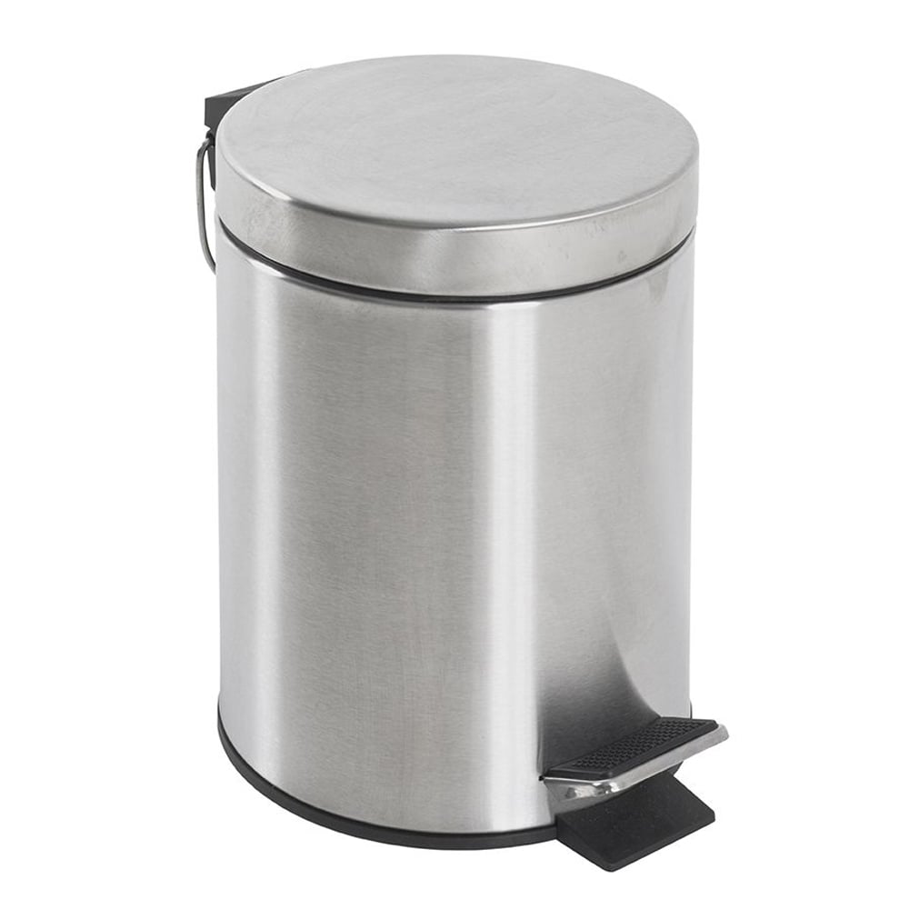 Prichard Stainless Steel 3 Litre Pedal Bin In Silver