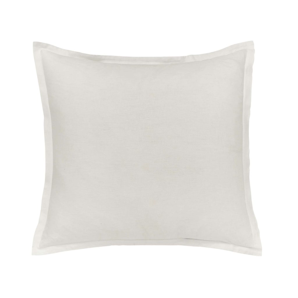 William Morris Pure Linen Cotton Sham Pillowcase, Silver