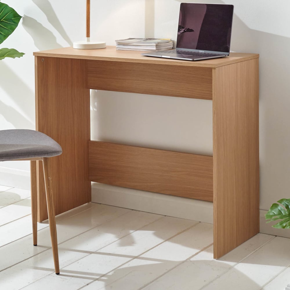 Purfleet Wooden Laptop Desk In Oak