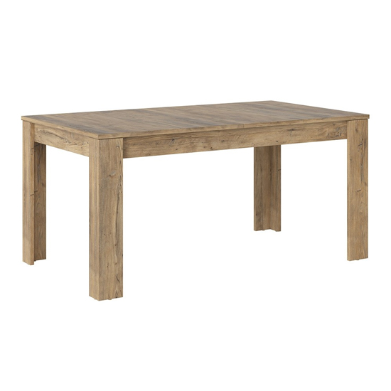 Rapilla Wooden Exdending Dining Table In Chestnut