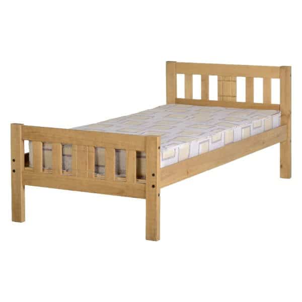 Revolution Wooden Single Bed In Oak | Bed Sava