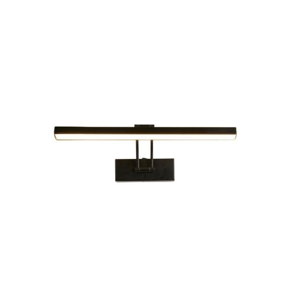 Rhodes LED Picture Light Small In Black | Bed Sava