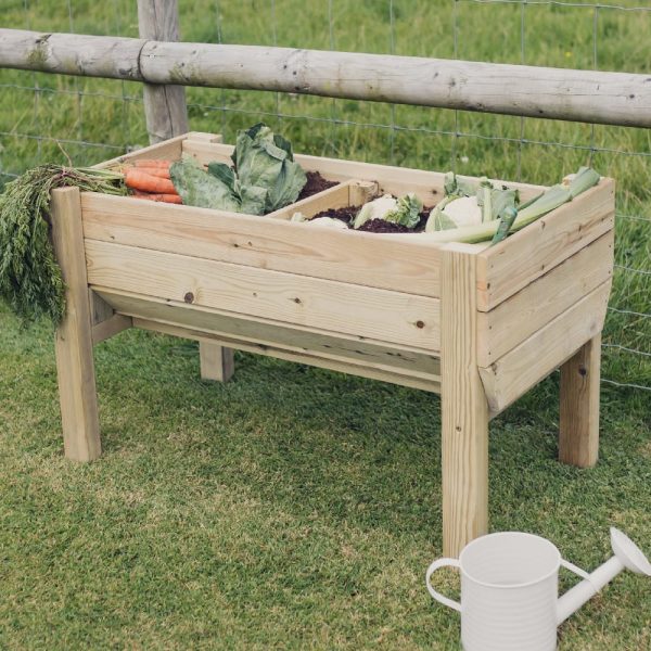 Rimouski Small Wooden Garden Vegetable Planter In Natural | Bed Sava