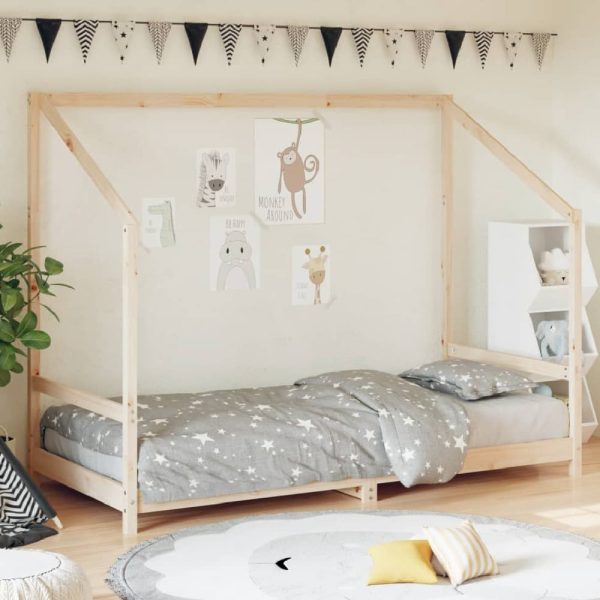 Ringgold 90x190cm Wooden Children Bed In Natural | Bed Sava