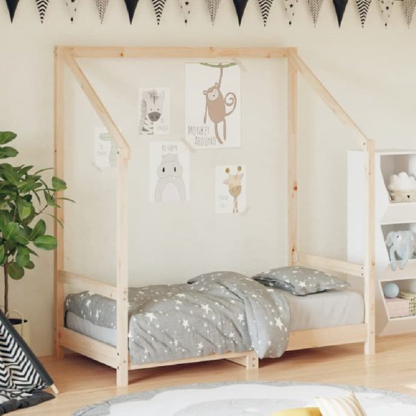 Ringgold 70x140cm Wooden Children Bed In Natural | Bed Sava