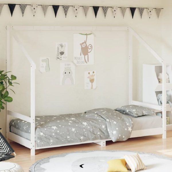Ringgold 80x200cm Wooden Children Bed In White | Bed Sava