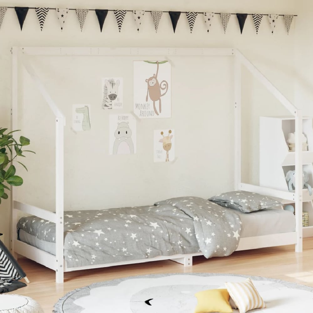 Ringgold 80x200cm Wooden Children Bed In White