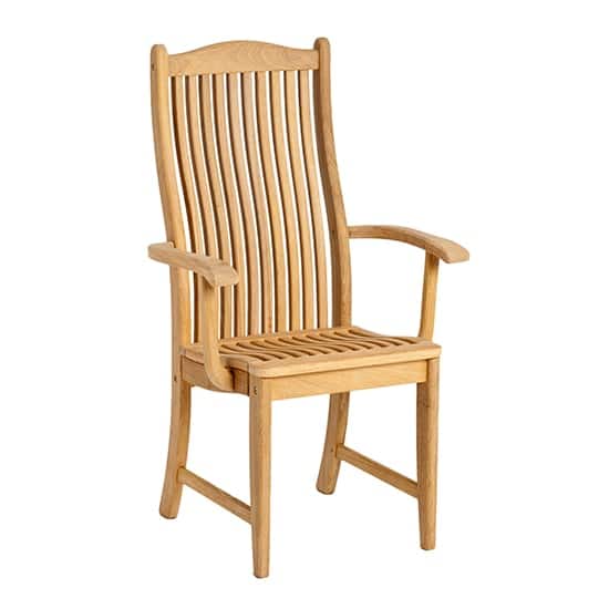 Robalt Outdoor Bengal Wooden Armchair In Natural
