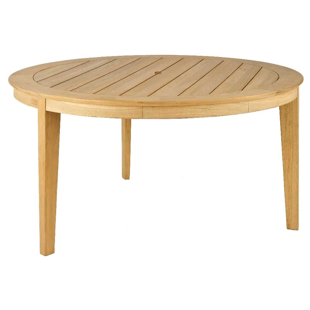 Robalt Wooden Garden Dining Table In Natural
