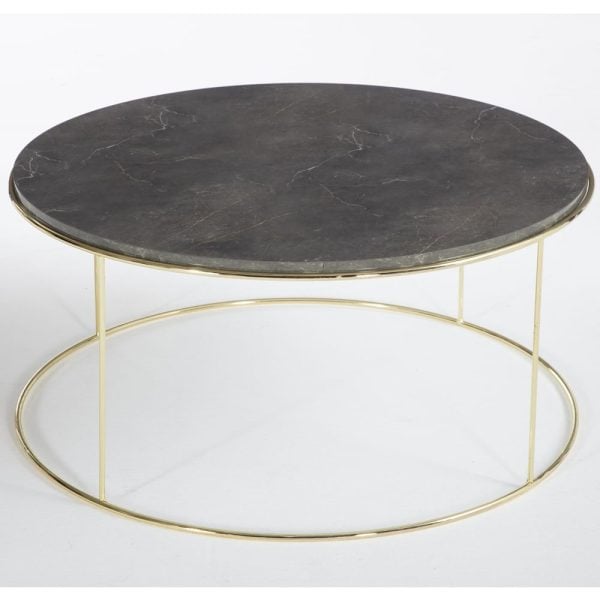 Sahuarita Wooden Coffee Table In Dusky Marble Effect | Bed Sava