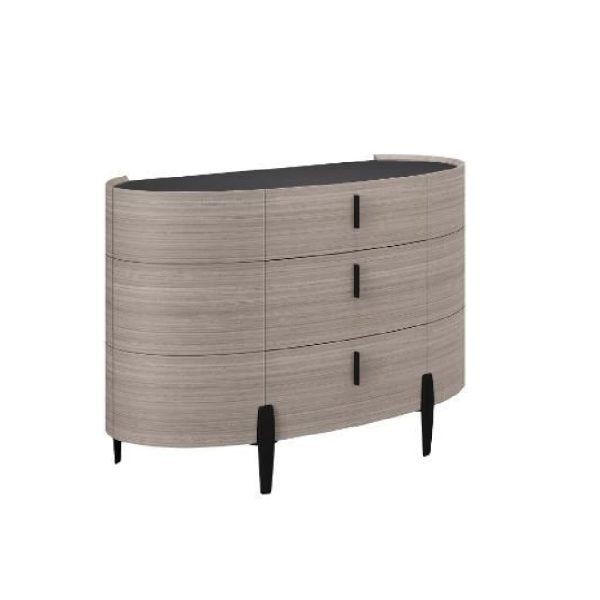Salinas Small Wooden Sideboard With 2 Doors 3 Drawers In Beige | Bed Sava