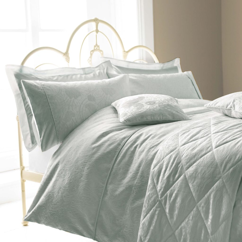 Sanderson Ashbee Super Kingsize Duvet Cover, Pale Blue