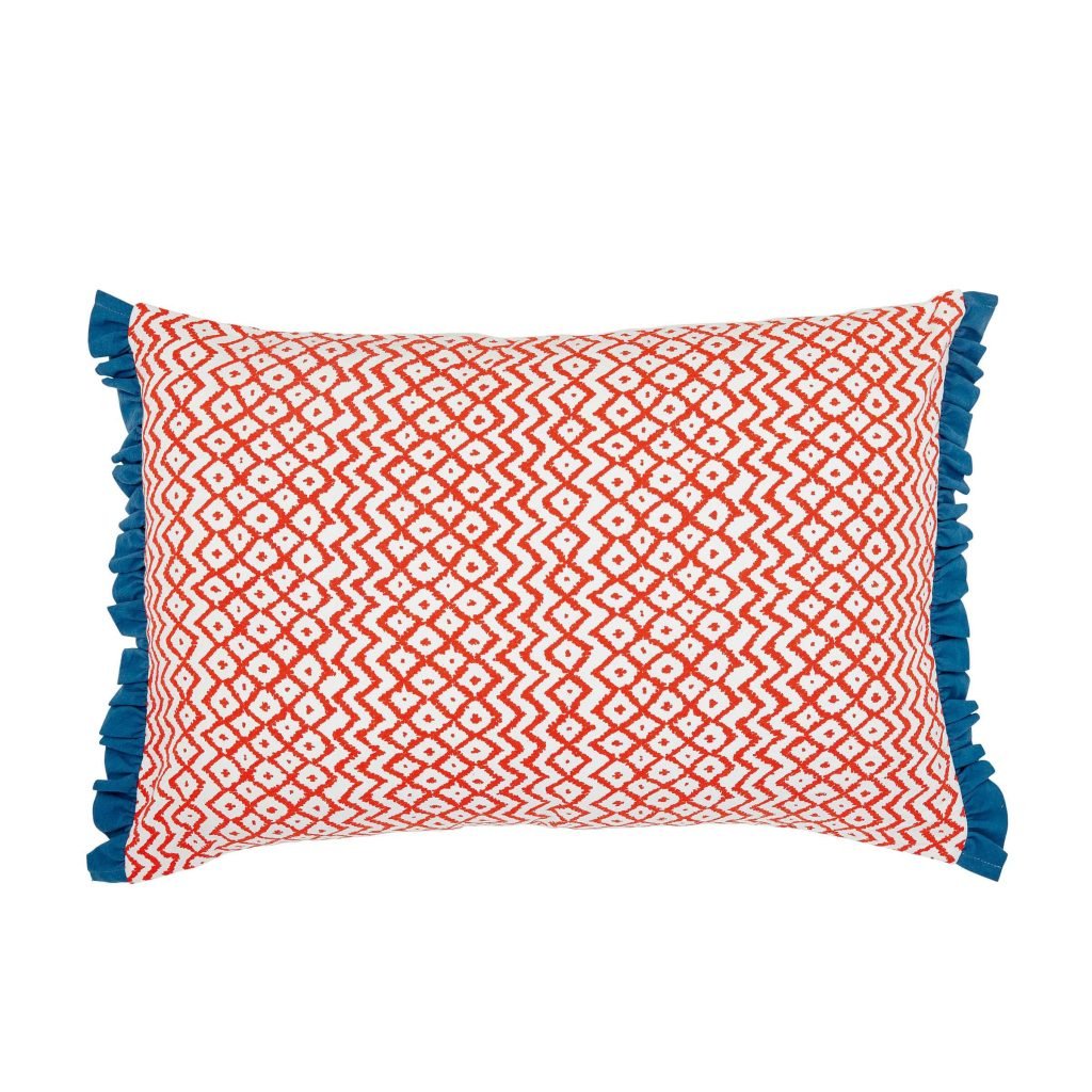Sanderson Emperor Peony Cushion 40cm x 60cm, Apricot