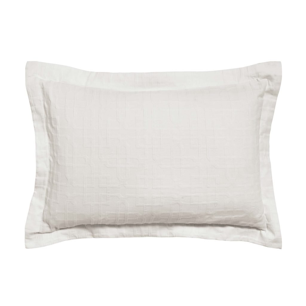 Sanderson Hampton Trellis Oxford Pillowcase, White