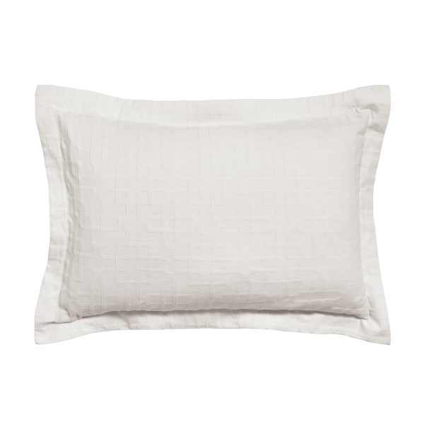 Sanderson Hampton Trellis Oxford Pillowcase White | Bed Sava