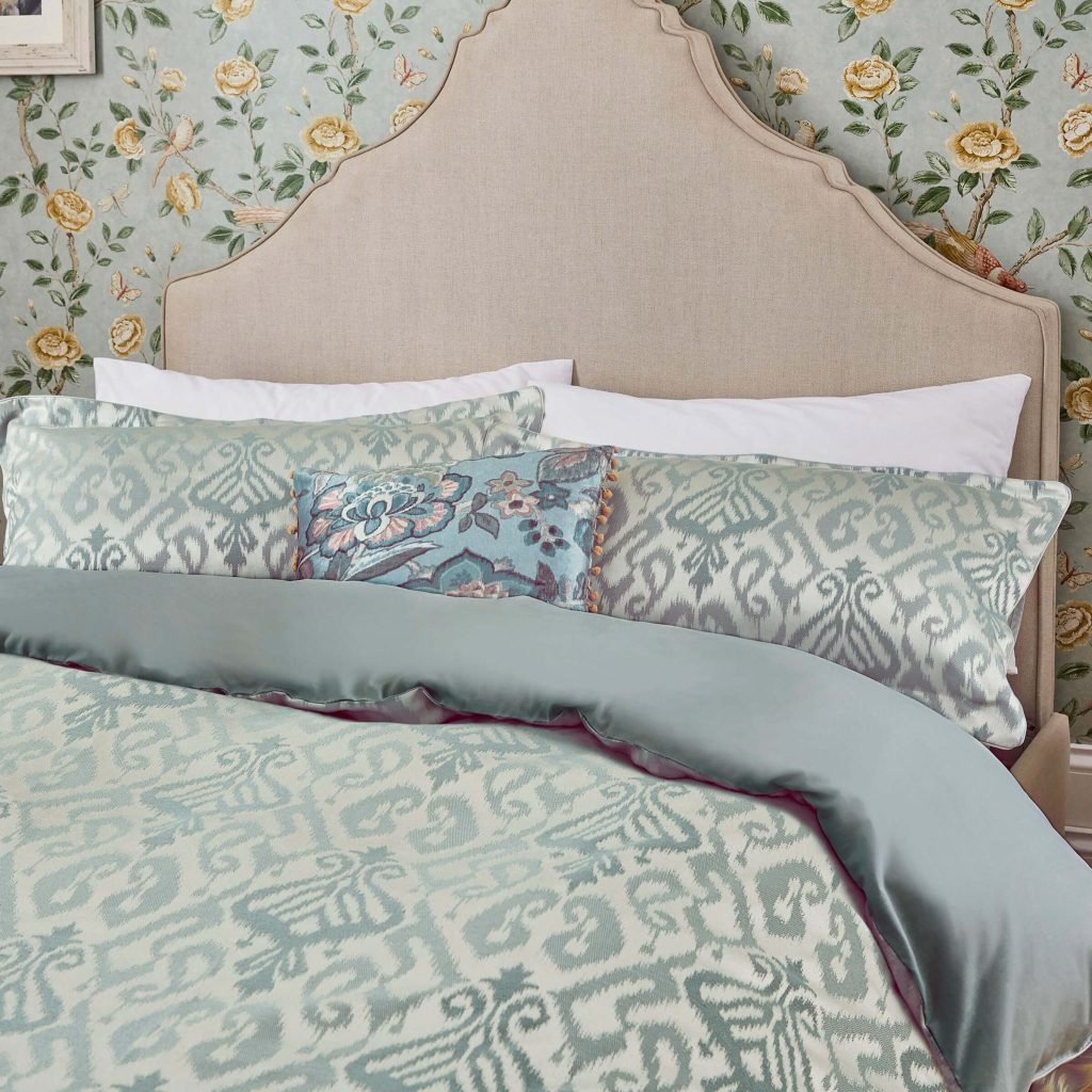 Sanderson Kasuri Single Duvet Cover, Dove