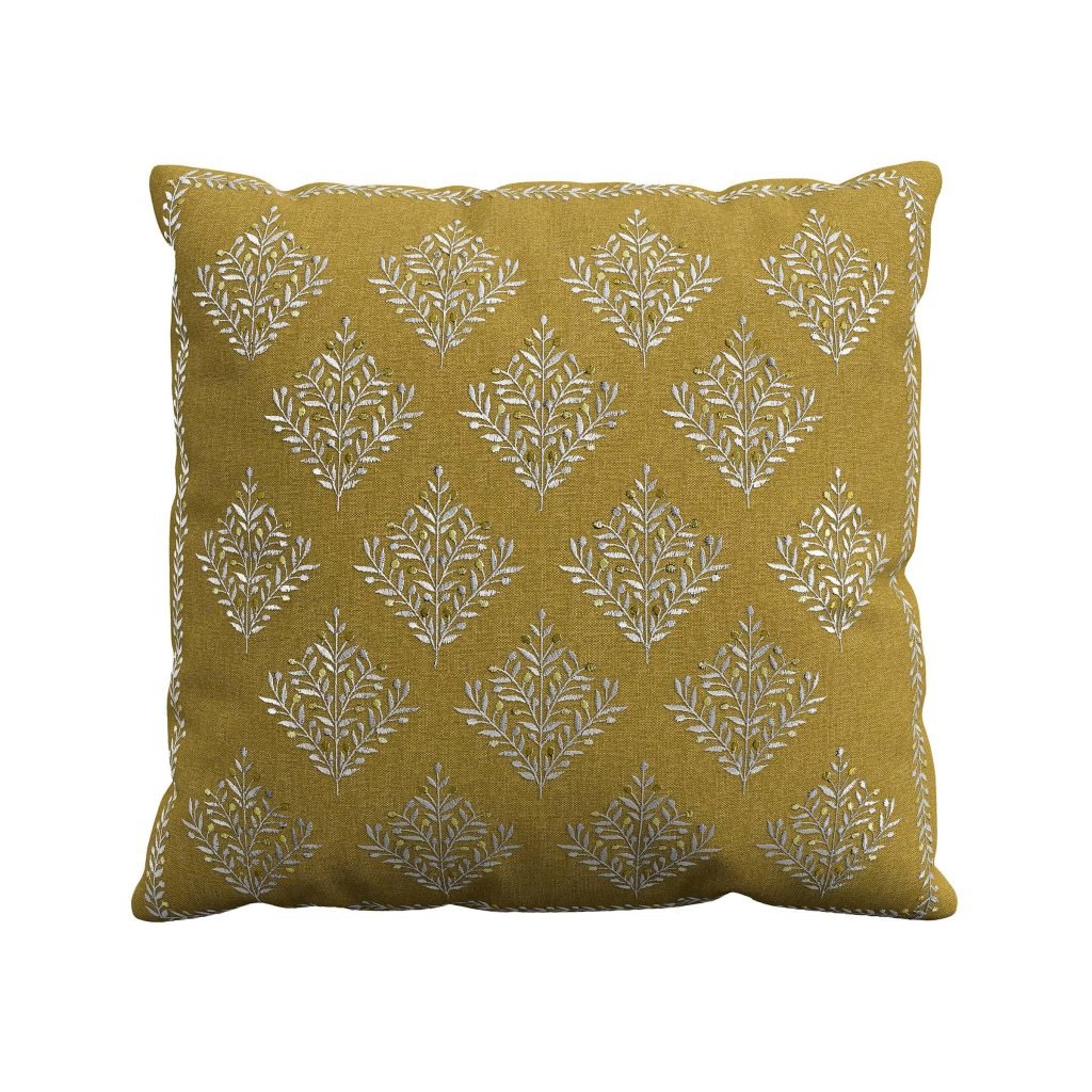 Sanderson x National Trust Catherinae Cushion 45cm x 45cm, Hay