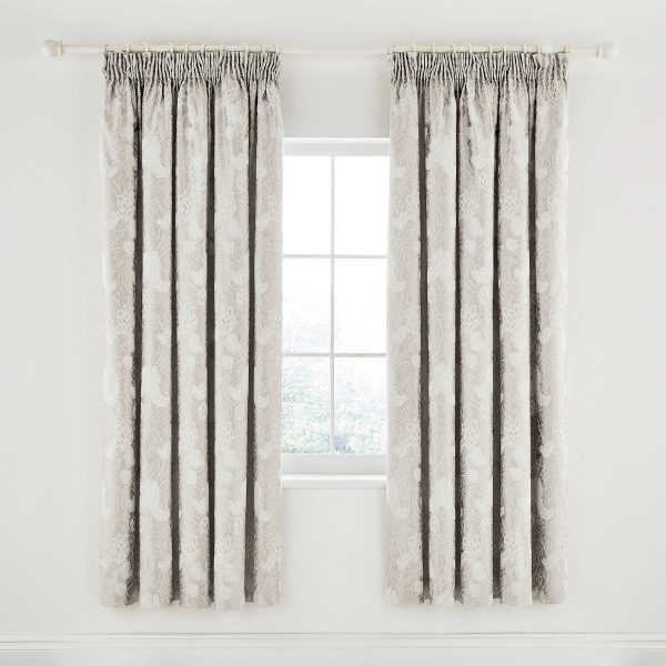 Sanderson Ashbee Lined Curtains 66 x 72 Cashmere | Bed Sava