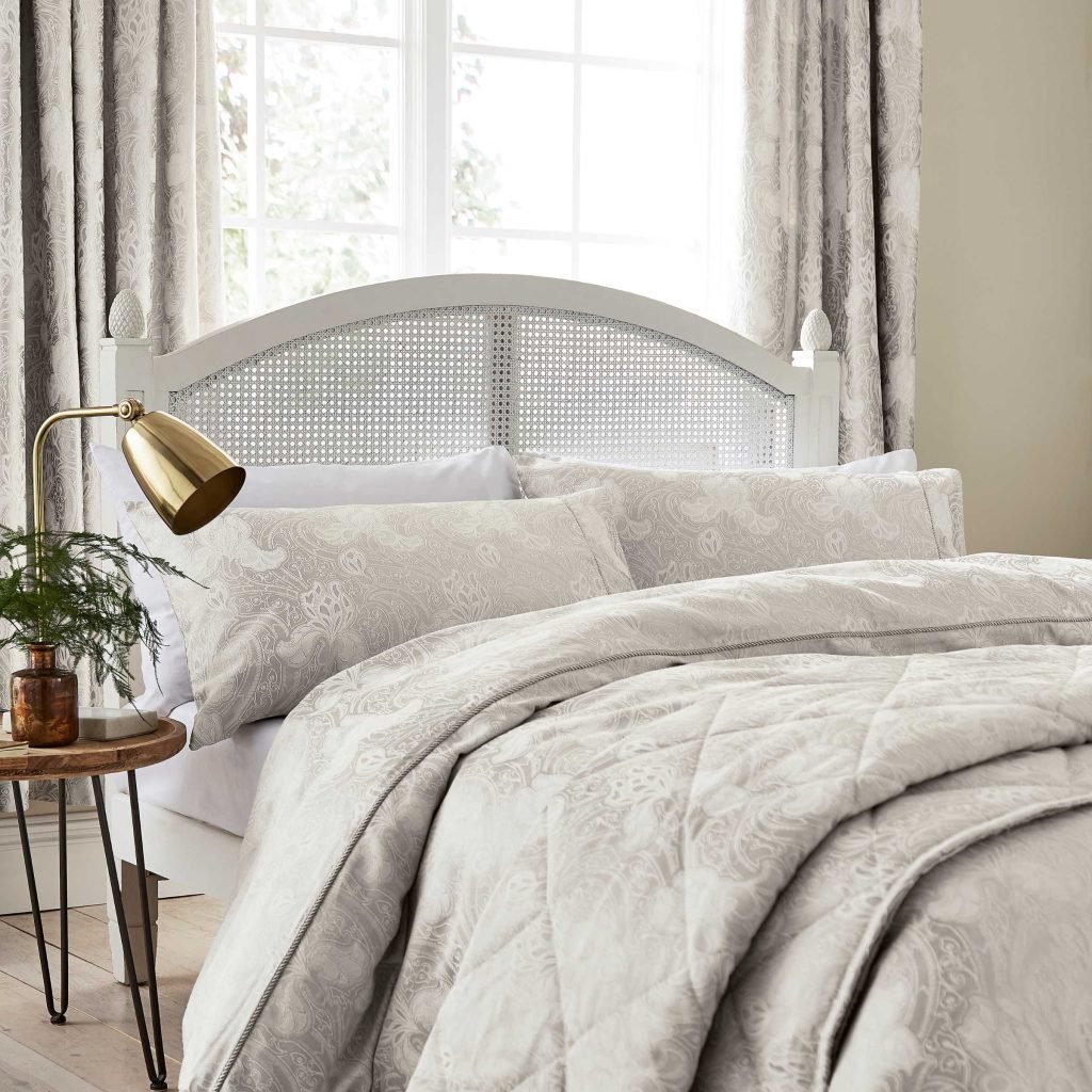 Sanderson Ashbee Double Duvet Cover Set, Cashmere