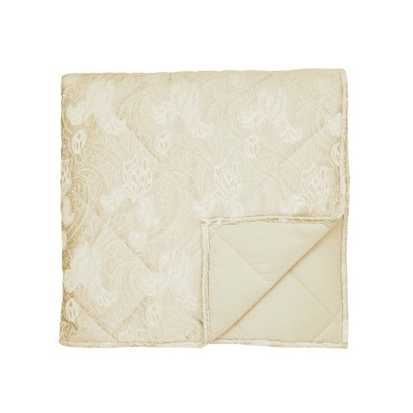 Sanderson Ashbee Throw Soft Gold | Bed Sava