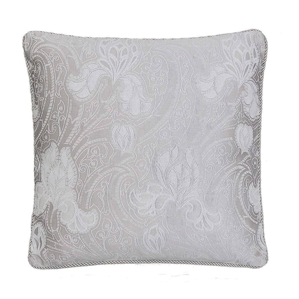 Sanderson Ashbee Cushion 40cm x 40cm, Platinum